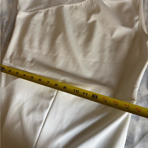 Elegant One-Shoulder White jumpsuit - Picture 7 of 11